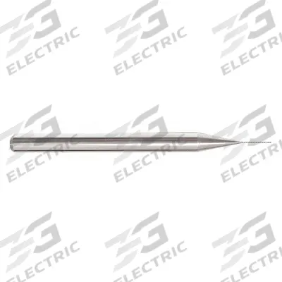 APPROVED VENDOR Square End Mill: Carbide, 4 Flute, 5/64" Mill Dia, 1/2" LOC, 2-1/2" OAL (MPN 251-002030) - Pencil-Neck Carbide Square End Mills