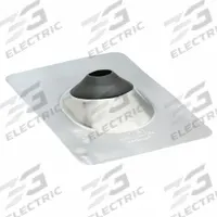 Steel Roof Vent Pipe Flshng for 1.5"pipe: For Shingled Roof, Rectangular Base, For 1 Pipes, Steel (MPN 4YN38). Key specifications — Top Opening: Open; Material - Collar: Elastomeric; Brand: PORTALS PLUS.