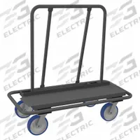 DURHAM MFG Panel Truck: 3,000 lb, Gray, 47 1/2 in L x 23 1/2 in W x 50 in H Deck, 13 1/4 in Deck Ht (MPN DT-2448-8PU-95). Key specifications — Color: Gray; Caster/Wheel Configuration: (4) Swivel; Brand: DURHAM MFG.
