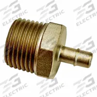 MEM-CO Mini Barbed Fitting Adapter: 3/4 in ID x 3/4 in Pipe x 3/8 in ID Size, MNPT x Tube, Brass (MPN 3/4B8-NP). Key specifications — Brand: MEM-CO.