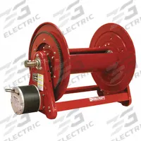 REELCRAFT Electric Motor Driven Hose Reel: 175 ft (3/4 in I.D.), 1,000 psi Max Op Pressure, Iron (MPN EA33118 L12D). Key specifications — Motor Type: Magnetic; Swivel Material: Iron; Hose Capacity: 175 ft (3/4 in I.D.); Overall Dimensions: 17-3/4 in L x 29-5/8 in W x 20-1/4 in H; Brand: REELCRAFT.