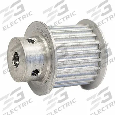 Dayton Timing Pulley: Modified Curvilinear, Fixed, For GT Timing Belt Section - GT Section Fixed-Bore Timing Pulleys with Hub