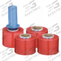 GOODWRAPPERS Stretch Wrap Film: 80 ga Gauge, 3 in Overall Wd, 1,000 ft Overall Lg, Red, 1-Side, 4 PK (MPN 15A903). Key specifications — Color: Red; Brand: GOODWRAPPERS.