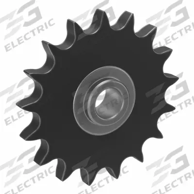TRITAN Idler Roller Chain Sprocket: For 50 Chain Size, Single Strand, Steel, 17 Teeth - Hubless, Ball Bearing Idler Sprockets