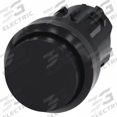 SIEMENS Extended Push Button: Black, 22 mm Mounting Size, Non-Metallic, Momentary (MPN 3SU1000-0BB10-0AA0). Key specifications — Brand: SIEMENS; Action: Momentary; Series: 3SU; Push Button Material Type: Non-Metallic.