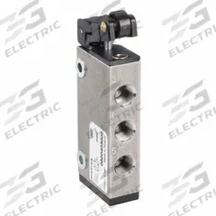 AVENTICS Manual Air Control Valve: Roller, Five-Way / Two-Position, Stainless Steel, 1/8 in BSPP (MPN 0820403002). Key specifications — attr1078735: Stainless Steel; attr1078762: Manual Air Control Valve.