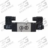 NAMUR Soleniod Valve: DNMR, Double Solenoid, 220V AC, 4 Ports, 1/4 in NPT Inlet, 1/4 in NPT Outlet (MPN DNMR-D22). Key specifications — attr1379000: DIN Solenoid Connector; attr1379044: NAMUR; attr1378989: Double Solenoid.
