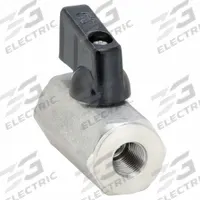 APPROVED VENDOR Manual Two-Way Ball Valve: 1/8 in Nominal Valve Size, 316 Stainless Steel, One-Piece (MPN G-SSMF-18NL). Key specifications — Brand: APPROVED VENDOR; Handle: Wedge.