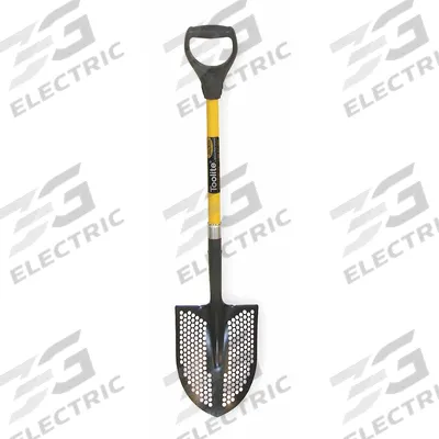SEYMOUR MIDWEST Round Point Mud/Sifting Shovel: Steel Blade, 14 ga - Round Point Shovels