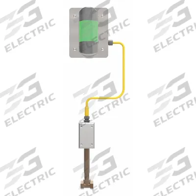 BRADLEY Emergency Signaling System: Eyewash, 1/2 in NPT Female, Galvanized Steel - Recessed Alarm Systems
