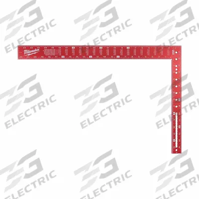 MILWAUKEE TOOL & EQUIPMENT Framing Square: 16 in Base Lg, 16 in x 1 1/2 in - Framing Squares
