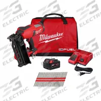 MILWAUKEE Nail Gun Kit: Framing, Combo, (1) 5.0 Ah, Plastic, Strip Collation, 21°, M18 FUEL™, Li-Ion (MPN 2844-21, MDP16D-2000). Key specifications — attr1171067: 21°; attr1171093: Framing; attr1171072: Combination.