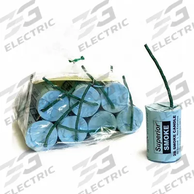 SUPERIOR SMOKE Smoke Candle: 8,000 cu ft Generated Volume - Smoke Emitters