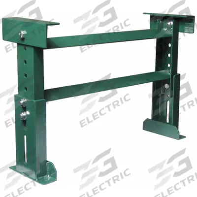 ASHLAND CONVEYOR Conveyor Support Stand: For 39 in Between Frame Wd, 17 in Min. Ht - Permanent Mount H-Style Conveyor Support Stands