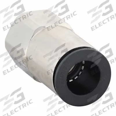 LEGRIS Push-Fit Adapter Fitting: 5/16 in OD x 1/4 in Pipe Size, Push-to-Connect x FNPT - Nylon & Nickel-Plated Brass Tube Fittings