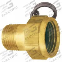 SANI-LAV Nozzle and Hose Adapter: Brass, Brass, 1 5/8 in Overall Lg, 3/4 in Inlet Connection Size (MPN N13). Key specifications — Inlet Connection Type: NPT; Brand: SANI-LAV; Color/Finish: Brass; Includes: Trigger Lock Ring; Material: Brass; Product Type: Hose Adapter.