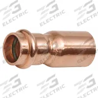 NIBCO Fitting Reducer,4" x 2",FTG X Press: Straight, 4 in CTS x 2 in CTS size, Press-fit x FTG (MPN 901045PC). Key specifications — Brand: NIBCO; Series: PC600-2; Broad - Material for Bullet: Copper Or Bronze; Brand - Broad: NIBCO.