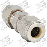 PARKER Compression Fitting Union: 5/16 in OD x 5/16 in OD Fitting Size, Compression x Compression (MPN 5SC5-316). Key specifications — Compatible Fitting Brands: Parker A-LOK; Brand: PARKER.