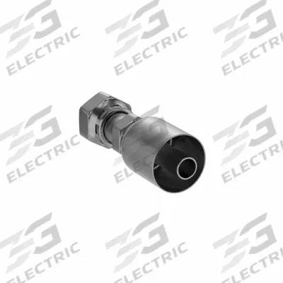 Parker Hydraulic Crimp Fitting: Steel x Steel, Straight, -10 For Hose Dash Size - Parker Crimp Hydraulic Hose Fittings with ORS Connection