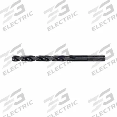 MILWAUKEE Jobber Length Drill Bit: 9/32", 135° Split Point, Black Oxide HSS - Chip-Clearing High-Speed Steel Jobber-Length Drill Bits