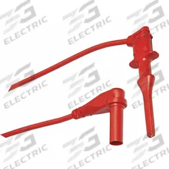 POMONA Test Leads: CAT II 300V, Mini Hook Clip, Right Shrouded Plug, 4 ft Lg, 18 AWG Wire Size (MPN 6244-48-2). Key specifications — Brand: POMONA.
