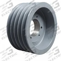 APPROVED VENDOR V-Belt Pulley: 5V1030, 5 Groove, 10.3 in OD, Bushed Bore, E, For 5V/5VX Belt Section (MPN 5V1035). Key specifications — Pulley Industry Number: 5V1030; Pitch Diameter: 10.3 in (5V); For Belt Section (broad, with similar types): 5V or 5VX.