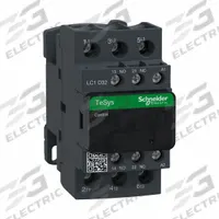 SCHNEIDER IEC Magnetic Contactor: Non-Reversing, 3 Poles, 3NO Contacts, 32 A, 220V AC Coil (MPN LC1D32M7). Key specifications — Brand: SCHNEIDER; Integrated Surge Suppression: No.