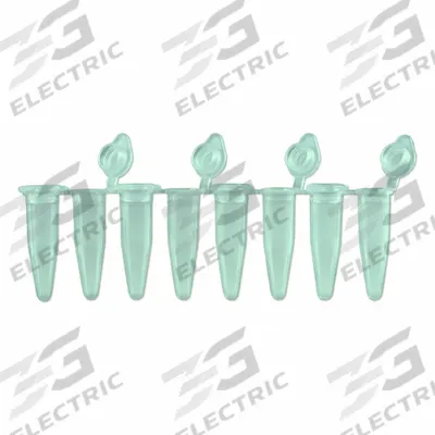 APPROVED VENDOR Strip: PCR Strip, Polypropylene, 0.2 mL Capacity - mL - Plastic PCR Strip Tubes