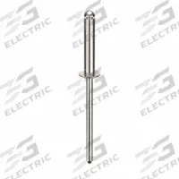 Blind Rivet,1.738" L,0.125" dia,PK500: Inch, 1 47/64 in Overall Lg, 41/64 in Body Lg, Dome, 500 PK (MPN U34125.012.4648). Key specifications — Brand: APPROVED VENDOR.