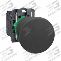 SCHNEIDER Mushroom Head Push Button: Non-Illuminated, Mushroom Head Profile, Non-Metallic, 22 mm (MPN XB5AC21). Key specifications — Brand: SCHNEIDER; Action: Momentary; Series: XB5; Push Button Material Type: Non-Metallic.