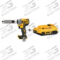 DEWALT Cable Stripper Kit: 20V MAX*, 900 kcmil Max, THHN/XHHW Copper and Aluminum Cable, Belt Clip (MPN DCE151B / DCB203). Key specifications — attr532088: Bare Tool.
