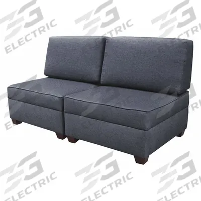 DUOBED Sleeper Sofa: Blue, 60 in Overall Wd, 30 in Overall Dp, 36 in Overall Ht - Modular Multifunctional Furniture