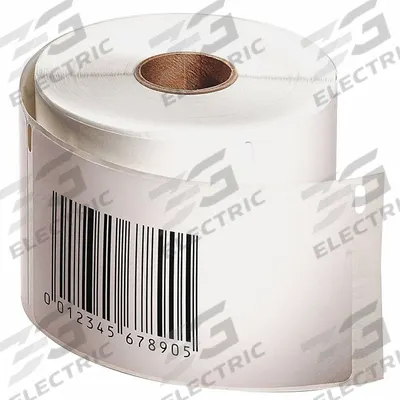 DYMO Printer Label: 4 in Label Wd, 2 5/16 in Label Ht, White, 1 in Core Dia. - Desktop Direct Thermal Labels