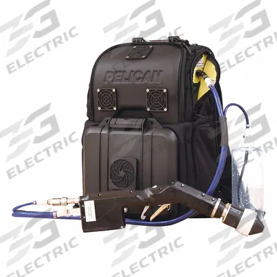 FSI Decontamination Shower: Backpack, Battery, 75 mL/min Max Flow Rate, 3 ft Hose Lg - Self-Contained Decontamination Sprayers