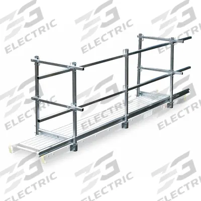 WERNER Guard Rail and Toe Board System: Guardrail and Toeboard Kit - Guardrail & Toe Board Kits