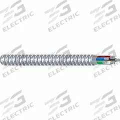 SOUTHWIRE Metallic Clad Building Cable: 1/0 AWG, 3 Conductors, Aluminum, 1,000 ft, Aluminum, Std (MPN 55875901). Key specifications — Brand: SOUTHWIRE.