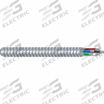 SOUTHWIRE Metallic Clad Building Cable: 1/0 AWG, 3 Conductors, Aluminum, 1,000 ft - Standard Metal-Clad Cables