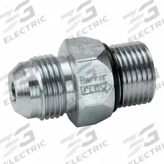 PARKER Hydraulic Check Valve: 3,500 psi, 30 gpm, 1 1/16 in, JIC 37° Flare (MPN DT-750-MFMO-5). Key specifications — Body Material: Steel; Outlet Connection Type: SAE O-Ring Boss; Brand: PARKER; Inlet Connection Type: JIC 37° Flare.