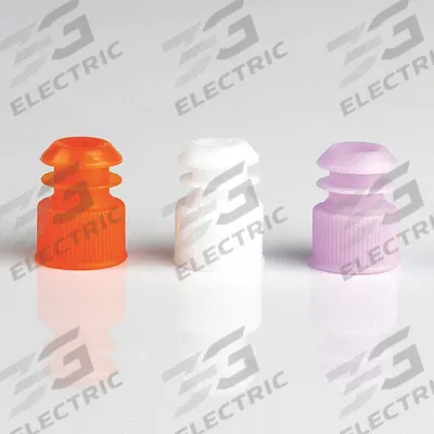 GLOBE SCIENTIFIC Cap: 13 mm Dia, Green, Polyethylene, Unlined - Plug Caps