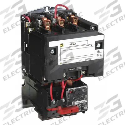 SQUARE D NEMA Magnetic Motor Starter: Non-Reversing, 3 Poles, NEMA Size 2 - Non-Reversing Starters with Electronic Overloads