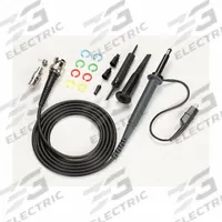 B&K PRECISION Oscilloscope Probe: 4 ft Cable Lg, CAT I 600V/CAT II 300V, 10 pF – 30 pF, Gray, PR250B. Key specifications — Brand: B&K PRECISION; CAT Safety Rating: CAT II 300V; Compatible with Series: 2190E; Includes: Replacement Tip; Manufacturer Part Number: PR250B.