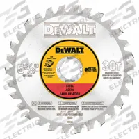 DEWALT Circular Saw Blade: 5 3/8 in Blade Dia., 30 Teeth, 0.06 in Cut Wd, 13/16 in Arbor Size (MPN DWA7538). Key specifications — attr1116119: DEWALT; attr1145631: Steel Alloys.
