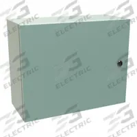 HAMMOND Electrical Enclosure: Steel, 16 in x 20 in x 8 in, NEMA 12/3R/4, Solid Cover, Hinged (MPN EN4SD16208GY). Key specifications — Closure Method: 1/4-Turn Latch; Brand: HAMMOND; Knockouts: Not Included.