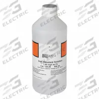 HACH Iron Standard Solution: 500 mL Volume, 1 mg/L, 7647-01-0, Solution, 13949, 1. Key specifications — Brand: HACH; CAS Number: 7647-01-0; Chemical Family Type: Solution; Concentration: 1 mg/L; Manufacturer Part Number: 13949; Product Type: Iron Standard Solution.