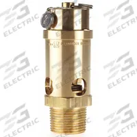 CONRADER Safety Valve: Soft Seat, 1 in (M)NPT Inlet (In.), 150 psi Preset Setting (PSI), Brass (MPN SRV765-1-150). Key specifications — attr291993: Soft Seat; attr291998: Brass; attr292007: Silicone; attr292009: Brass; attr294753: CONRADER.