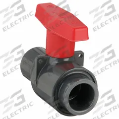SPEARS Manual Two-Way Ball Valve: 3/4 in, PVC, Straight, Socket x Socket, Std Port Ball Port, Tee (MPN 2122-007). Key specifications — attr1008170: SPEARS; attr1017899: Tee.