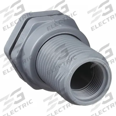 HAYWARD Bulkhead Tank Fitting: CPVC Body, 1/2 in Female NPT Threaded Inside - CPVC Through-Wall Fittings