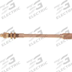 HALTEC Valve Extension: Valve Extensions, Straight Grip Tire Valve Extenders, Hex, Gold, Brass (MPN 867-8). Key specifications — Compatible Valve Size: Large Bore; Color: Gold; Product Type: Valve Extensions; Shape: Hex; Design: Straight Grip Tire Valve Extenders; Compatible Thread Size: 31/64"-26; Finish: Zinc Plated; Material: Brass.