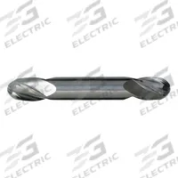CLEVELAND Ball End Mill: Carbide, TiAlN Coated, Double End, 4 Flute, 5/32" Mill Dia, 7/16" LOC (MPN C80308)