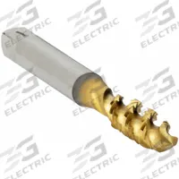 OSG Spiral Flute Tap: 1/4"-20 UNC, H5 / 2B-3B, 3 Flute, Plug Chamfer, TiN Coated High Speed Steel (MPN 5003405)